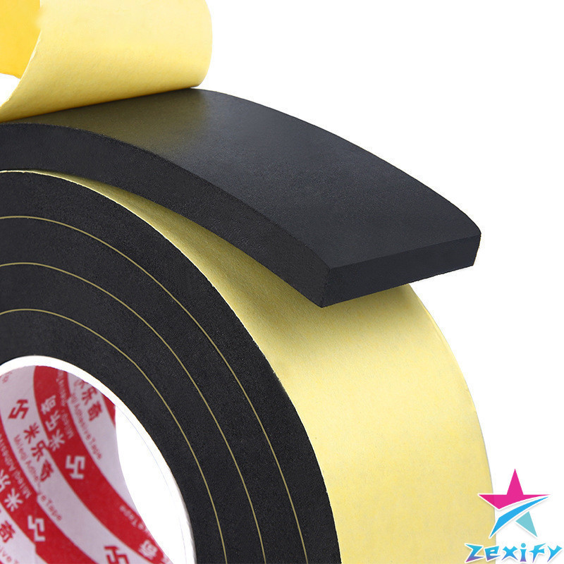 ZXF เทปฟองน้ำ เทปโฟม EVA กันเสียงสําหรับติดประตูหน้าต่าง เทปหน้าเดียว EVA foam tape ราคา ถูกที่สุด ดีลบีเคเค แกลเลอรีภาพที่ 3