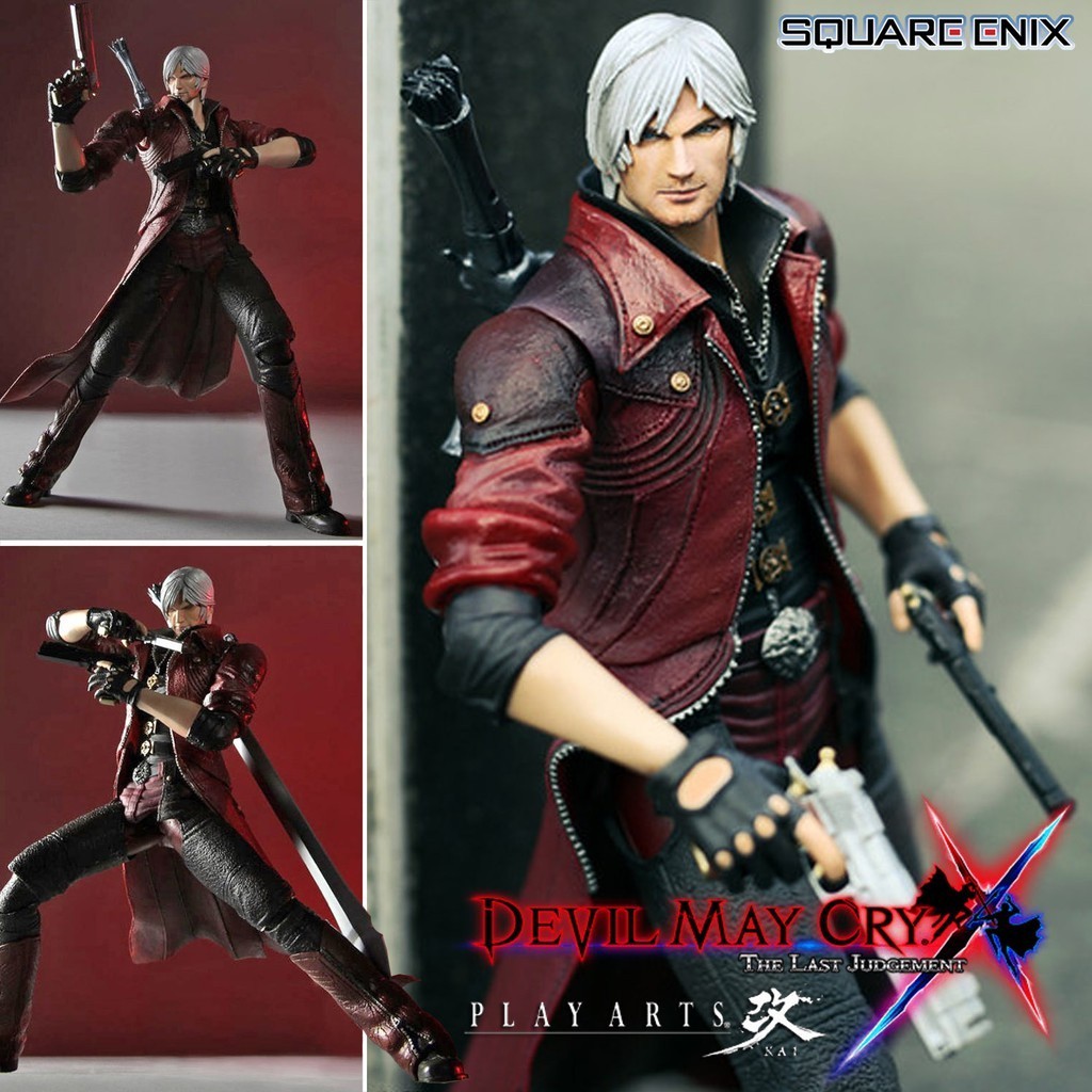 พร้อมส่ง งานแท้ Original ฟิกม่า Figure ฟิกเกอร์ Enix Play Arts Kai Devil May Cry 4 เดวิลเมย์คราย Dan
