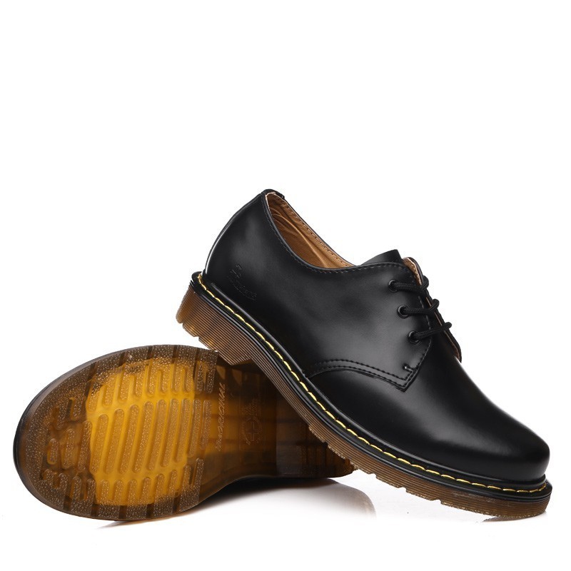 สต็อกพร้อม!Men British D-mMartens Martin Boots Tooling Leather Casual Shoes JNP9