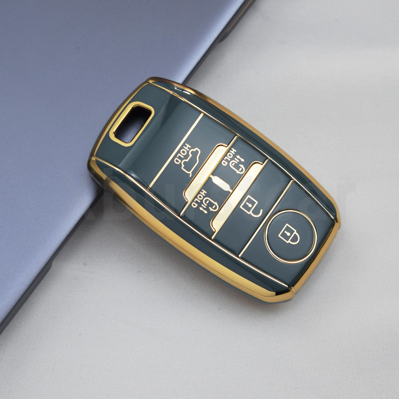 5 ปุ่ม TPU ฝาครอบกุญแจสําหรับ KIA Sedona 2020 Sorento Grand Carnival 2015 2016 2017 2018 2019 ผู้ถือกุญแจรถพวงกุญแจเชลล์ - รูปที่ 6