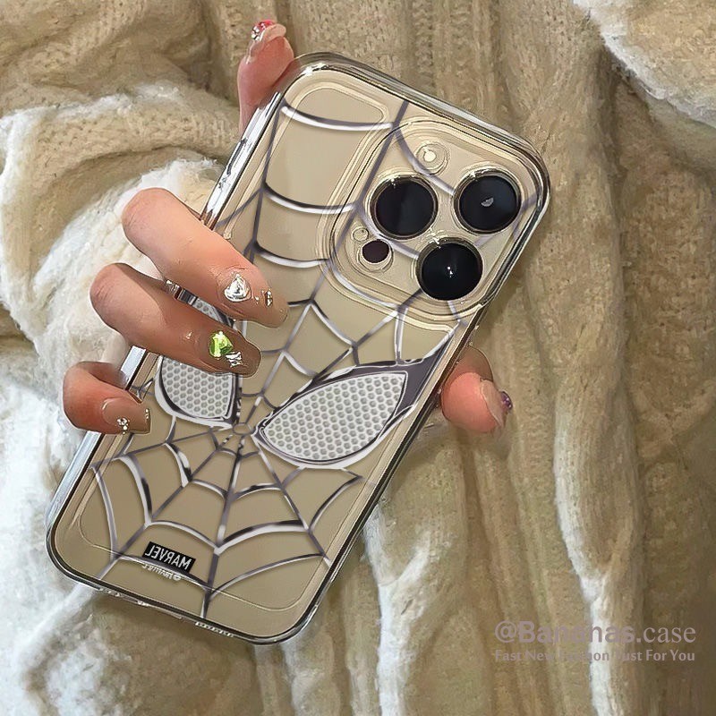 IPhone 17 16 15 14 13 12 11 Pro Max X XR XS Max 7 8 Plus SE2020 เคสโทรศัพท์การ์ตูน Man Clear Soft Cover