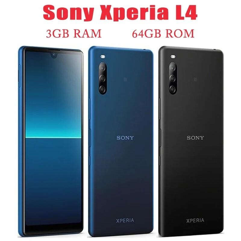 Sony Xperia L4 4G โทรศัพท ์ มือถือ 6.2 ' ' 3GB RAM 64GB ROM 13MP + 5MP +2MP +8MP Triple กล ้ องด ้ านหลัง Android สนับสนุน Play Store สมาร ์ ทโฟนใช ้ 98 % ใหม ่