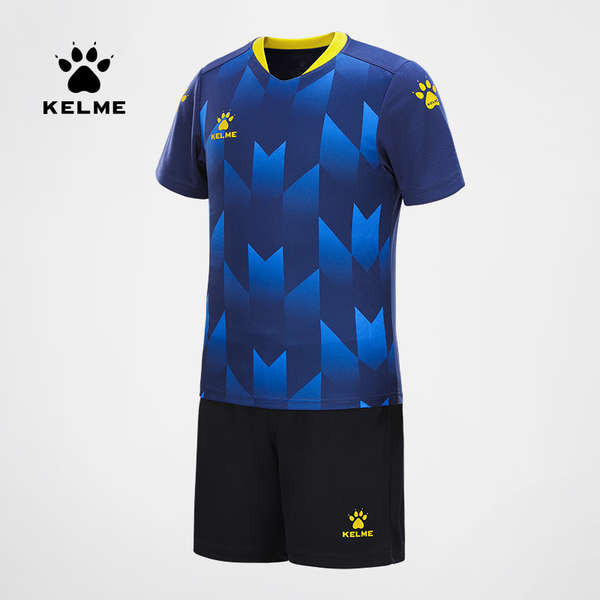 เสื้อบอล KELME / Calmei Soccer Jersey ชุดเด็กแขนสั้นจับคู่ที่กําหนดเองเจอร์ซีย์เด็กชายและเด็กหญิงชุดฝึกซ้อมฟุตบอล