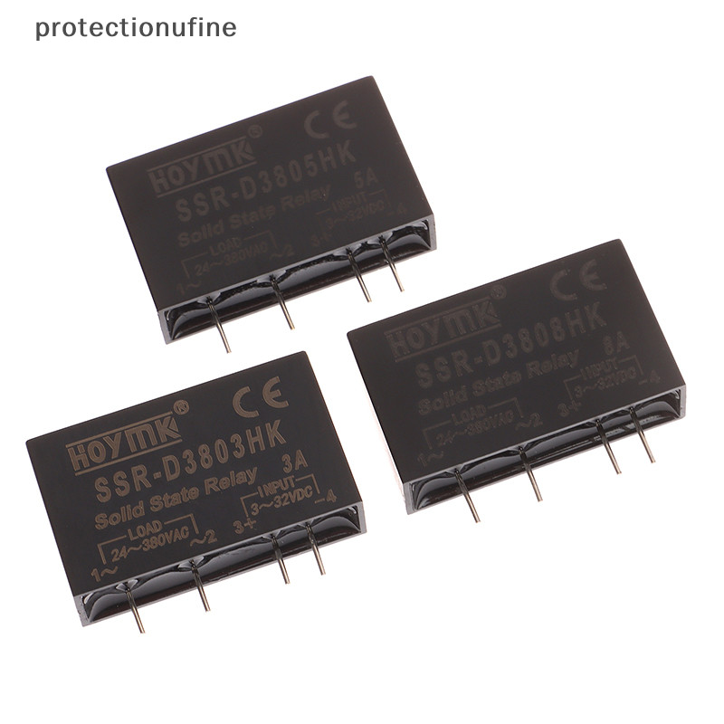 Prne Solid State Relay PCB SSR-D3803HK D3805HK D3808HK เฉพาะ Pins 3A 5A 8A DC-AC Solid State Relay PCB พร ้ อม Pins PRNE