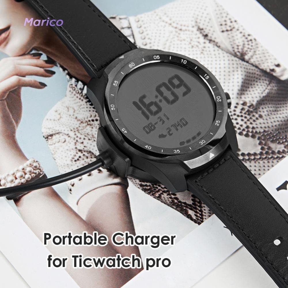 สมาร ์ ทวอทช ์ สายชาร ์ จ USB สําหรับ Ticwatch Pro 2020/Ticwatch Pro [Marico.th ]