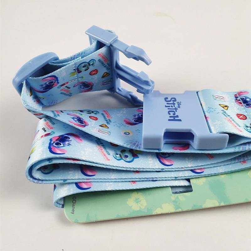 Disney Stitch Winnie The Pooh Donald Duck Chip & Dale Toy Story Spiderman Travel Luggage Strap Belt 177291