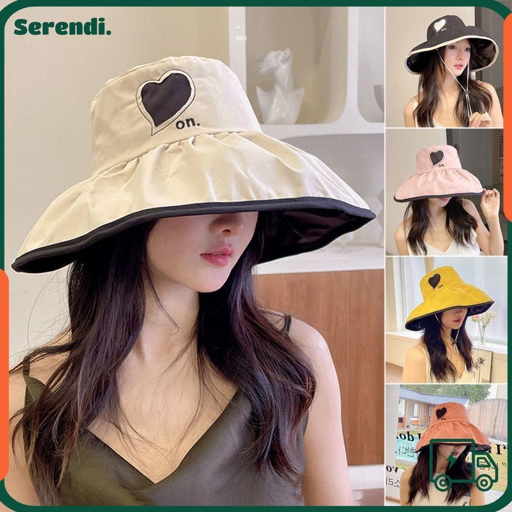Serendi Sun Hat, UV Protection Sunscreen Sun Protection Hat, Fashion Folding Sunshade Hat Summer