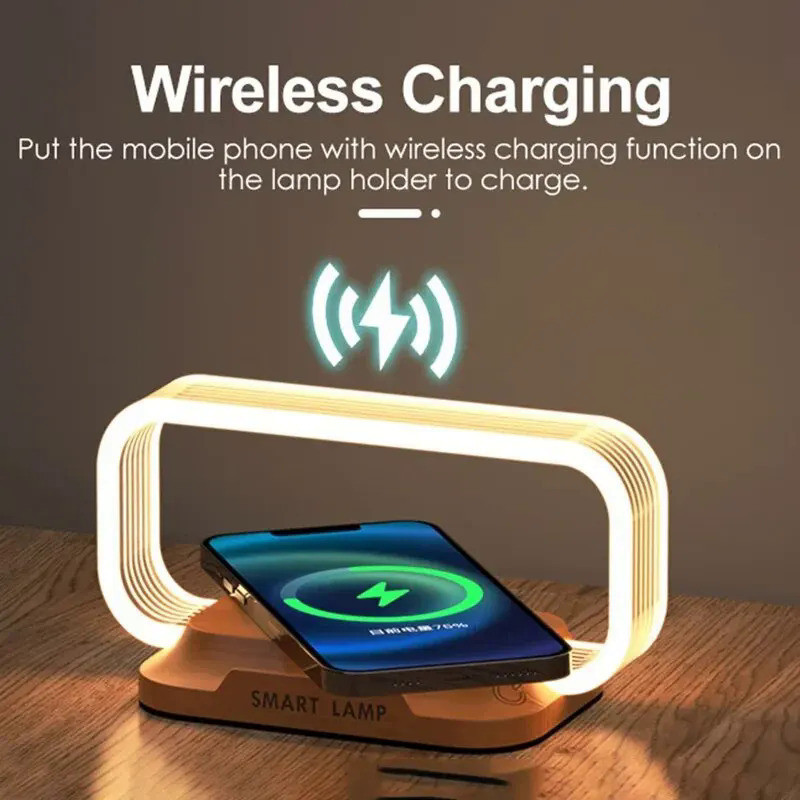 Wireless Charger Stand Holder Fast Charging Station Dock สําหรับ iPhone Samsung Xiaomi
