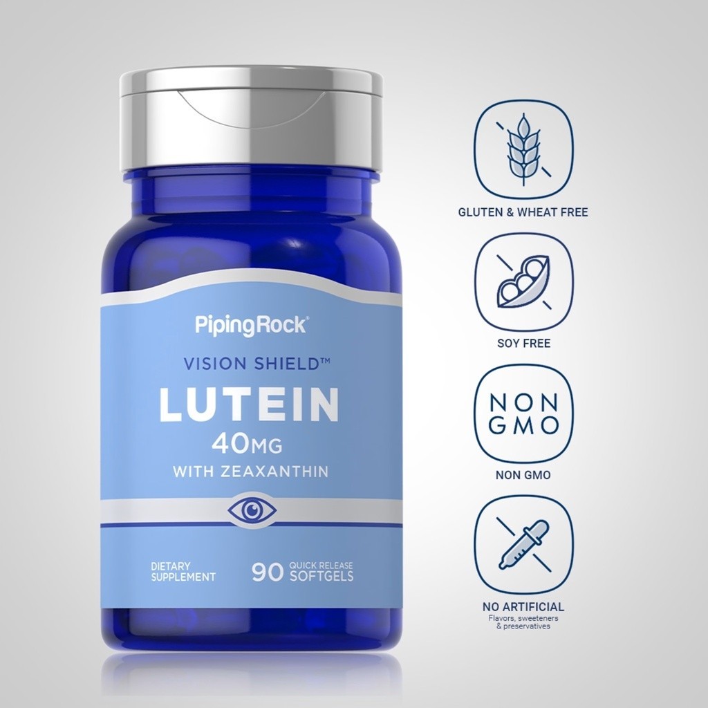 Lutein + Zeaxanthin 40 mg. (90Softgels) ลูทีน ซีแซนทีน