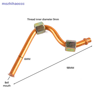 [mozh ] 9mm Thread Aluminium Air Compressor Exhaust Tube เปลี ่ ยน Tone Parts [TH ]
