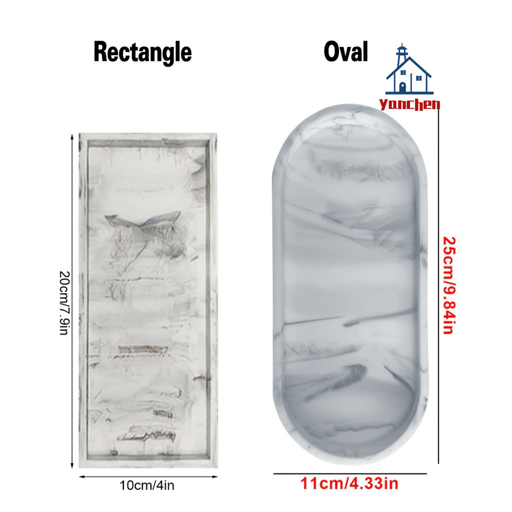 รูปไข่เคาน์เตอร์ซิลิโคนถาดซิลิโคนถาดแบนเคาน์เตอร์ตู้ทําสบู่ถาดน้ําหอมแชมพูตู้ทําสบู่ถาดเก็บอุปกรณ์ครัว - รูปที่ 7