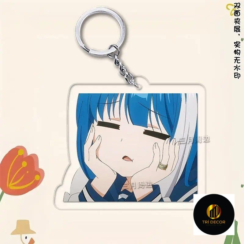 Yozakura San Chi No Daisakusen อะนิเมะพวงกุญแจผู้หญิง Yozakura Mutsumi Asano Taiyo อะคริลิคพวงกุญแจ 