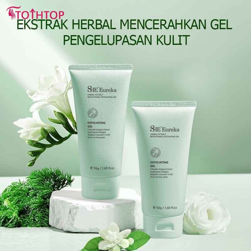 She Eureka Mild Herbal Extract Exfoliating Gel ทุกสภาพผิว ผิวแพ้ง่าย & เหมาะสำหรับทั้งร่างกาย 50g [TOP]