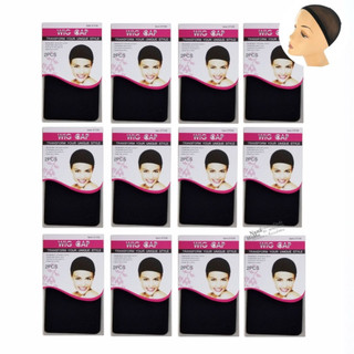 24 Touca Cap para Wig Touca Fina para Prender Cabelos Antes da Peruca