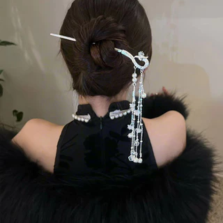 โบราณ Phoenix พู่สไตล์จีนใหม่ Hanfu Cheongsam สไตล์ใหม่ High-End สไตล์ใหม่ Hairpin