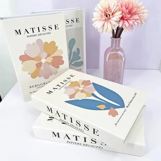 หนังสือปลอมตกแต่งบ้าน พร็อพหนังสือปลอม สไตล์โมเดิร์นสำหรับตกแต่ง มาเป็นเล่ม ลวดลายสวยงามคมชัด เหมือนจริง