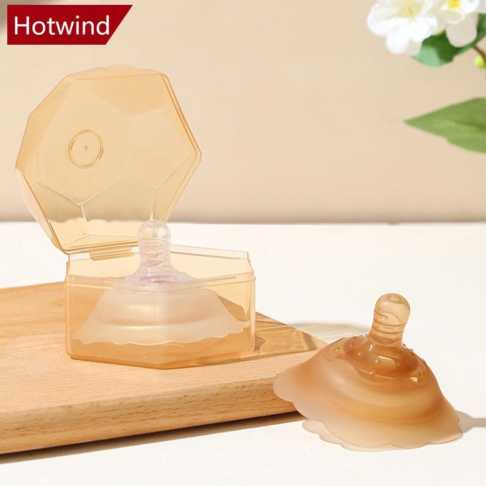 Hotwind 1 PC ซิลิโคนจุกนมป้องกันกล่องให้นมบุตร Anti-bite พยาบาล Pads ฝุ่นกล่อง Anti Overflow แผ่นแม่ป้องกัน I4U6