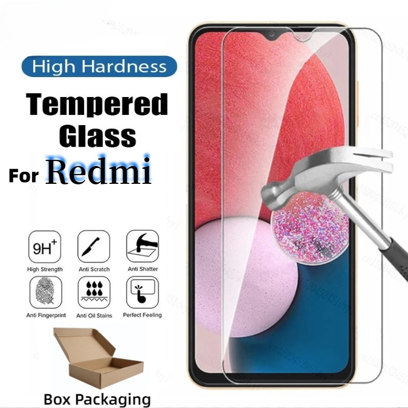 9D ฟิล์มกระจกเต็มจอ for Xiaomi Redmi Note 14 13 12 11 10 9 8 Pro Max Redmi 13C 12C 10C 10 10A 9A 9C Mi 14T 13T 12T 11T
