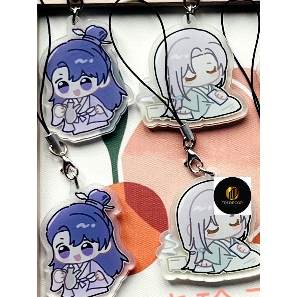 กิจกรรมไม่ตัดสิน Bo Gufeng รุ่น Q โซ่โทรศัพท์มือถือ Lu Jing Xia Yan Zuo Ran Mo Yi จี้