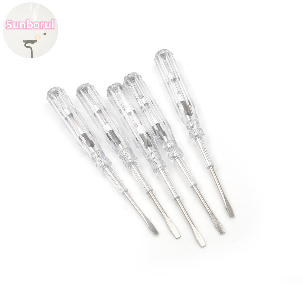 Sunborui 1 * ปากกาทดสอบไฟฟ ้ าไขควง 100-500V การทดสอบแรงดันไฟฟ ้ าเครื ่ องตรวจจับ TH