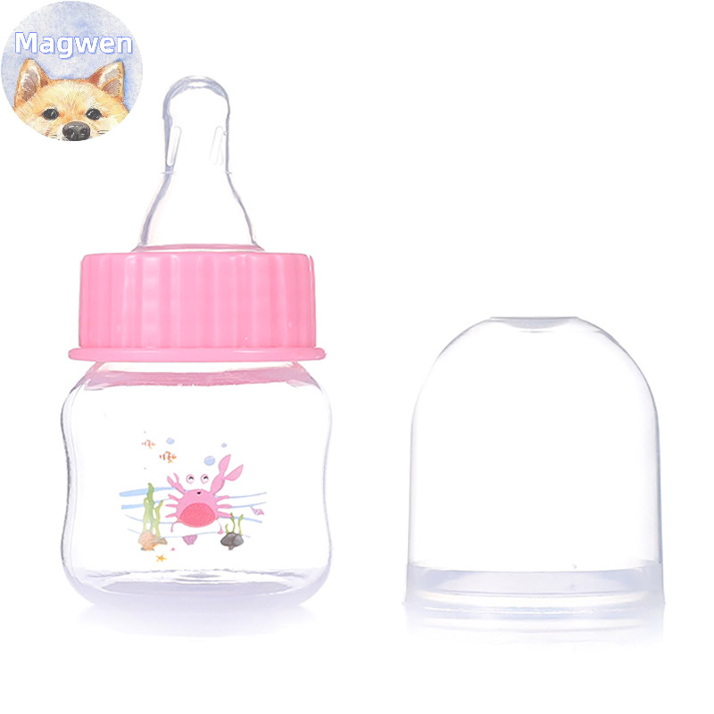 Magwen 50ML ทารกแรกเกิด Mini แบบพกพาให ้ อาหารขวดนม BPA ฟรีปลอดภัยทารกพยาบาลจุกนม Care ผลไม ้ น ้ ําผลไม ้ ขวดนม TH