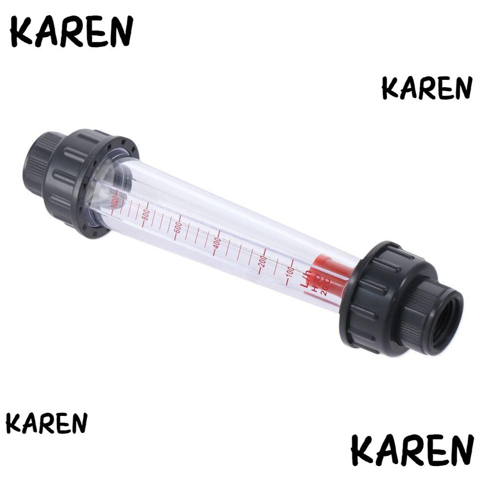 Karen Rotameters, หลอดพลาสติก LZS-15D Peak Flow Meter, ติดตั ้ งง ่ าย 100-1000L/H Flowmeter