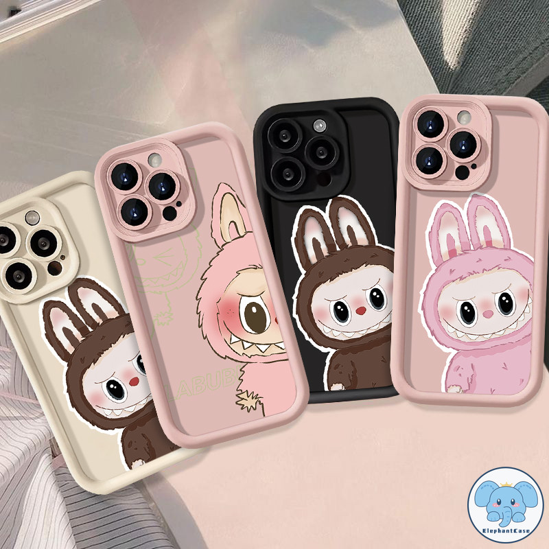 การ์ตูนป๊อปมาร์ท labubu เคสง่าย ๆ OPPO A12 A78 A5s A18 A7 A17 A15 A17K A53 A9 A58 A38 A5 A3s A54 A57 A16 A77 Reno 5F 4