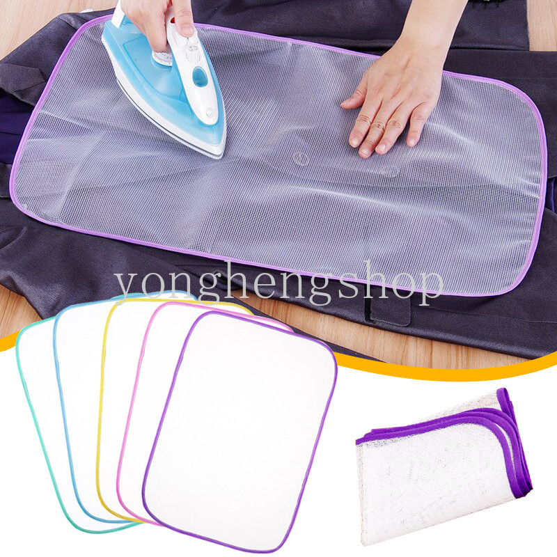 ทนอุณหภูมิสูงรีดผ้าฉนวนกันความร้อนตาข่ายเสื่อผ้าผ้าแผ่นรีดผ้าป้องกันกดตาข่ายคณะกรรมการปกอุปกรณ์ในครัวเรือนสีสุ่ม