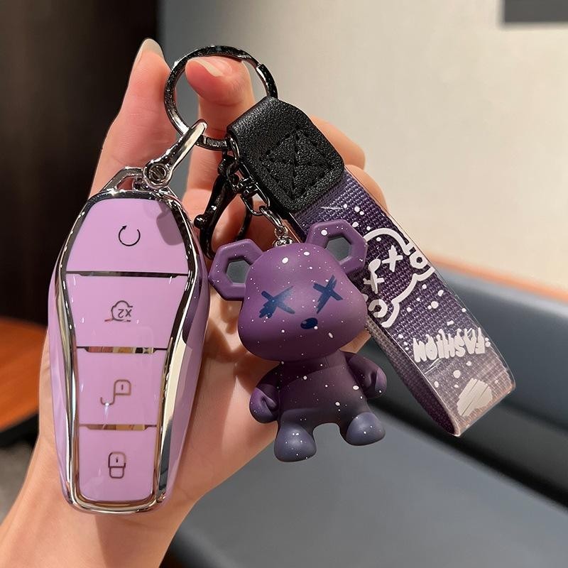 Byd TPU เคสกุญแจ BYD เคสกุญแจรถสําหรับ BYD Dolphin/Atto3/Seal/Dolphin mini/tang/sealion