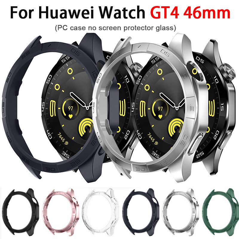 กรณีเข้ากันได้สําหรับ huawei watch GT 4 46 มม.กรณี protector สําหรับ huawei watch gt4 pc Anti-fall กันชน shell (ไม่มีกระจกป้องกันหน้าจอ)