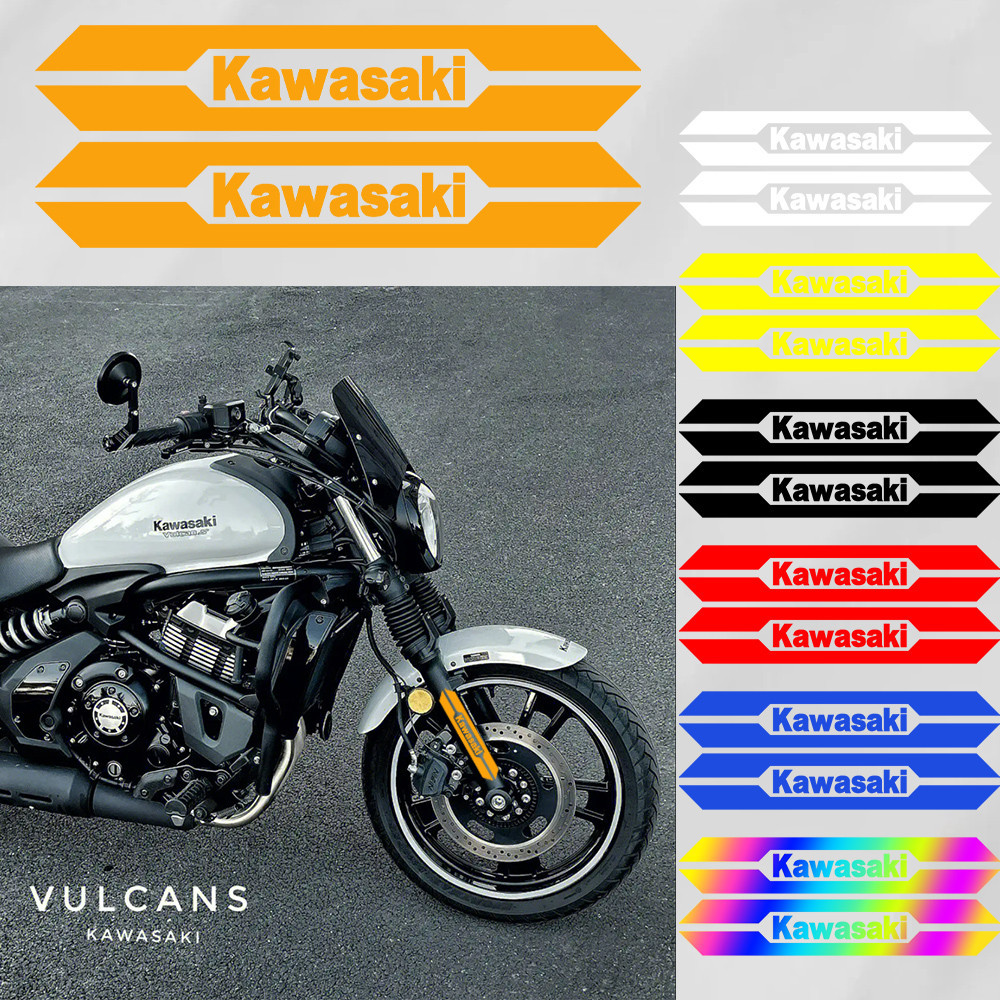 4 ชิ้น KAWASAKI สติกเกอร์รถจักรยานยนต์ Shock-absorbing Decals สะท้อนแสงกันน้ําดัดแปลงตกแต่ง Custom สําหรับ Ninja 650 400 300 Versys ABS LT067 Z900 Versys 650 ZX4R - รูปที่ 2