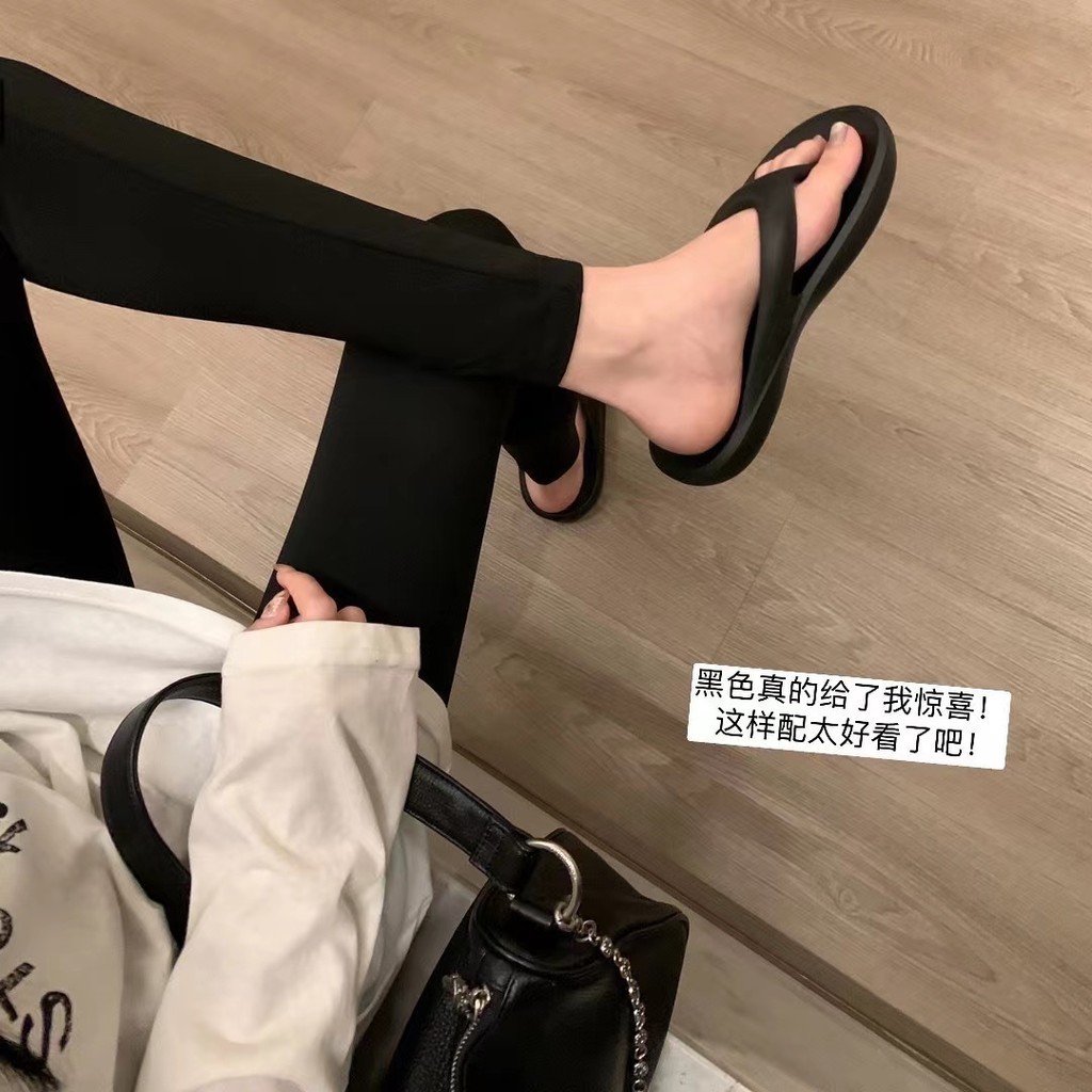 Simple อินเทรนด ์ ผู ้ ชาย Flip-Flops กลางแจ ้ ง EVA Flip-Flops Anti-Slip Antibiotic สวมใส ่ วันหยุดคู ่ Leisure Beach ผู ้ หญิง Sli
