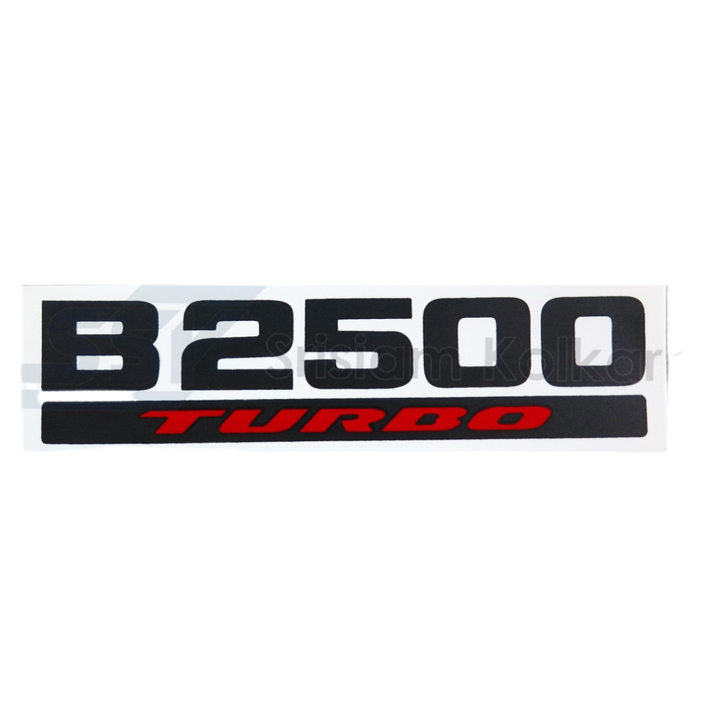 "NEW" สติกเกอร์ฝาท้าย FIGHTER  "B2500 T/B"เทาเข้ม MAZDA B2500 T/B [09004887] (1ชุด)ตรงรุ่น ใช้แทนอะไ