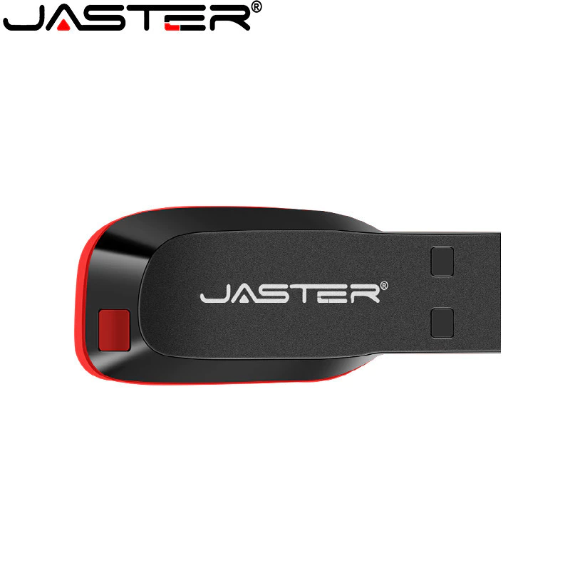 Jaster แฟลชไดรฟ์ USB 2.0 128GB ความเร็วสูง 64GB 32GB 16GB 8GB 4GB ขนาดเล็ก พกพาง่าย ความจุจริง ของขวัญธุรกิจ