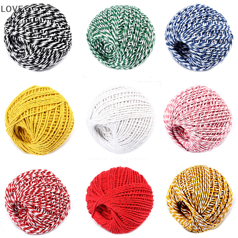 [JJCW ] 75m ทําอาหาร Butcher 's Cotton Twine เนื ้ อมัดเชือกไส ้ กรอกเนื ้ อเชือก QQW
