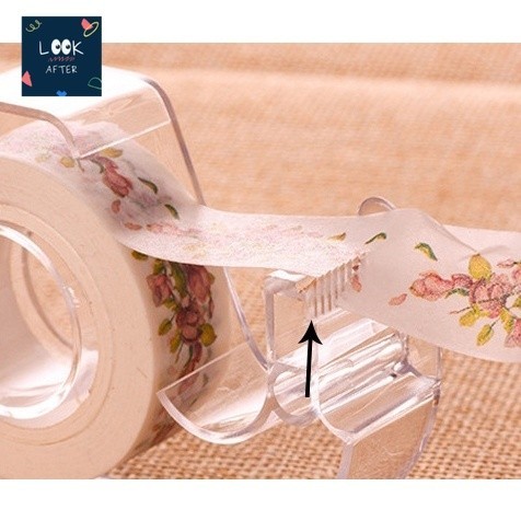 Look After ที่ใส่สก๊อตเทป ที่ใส่เทปกาว สีใส มินิมอล เครื่องเขียน