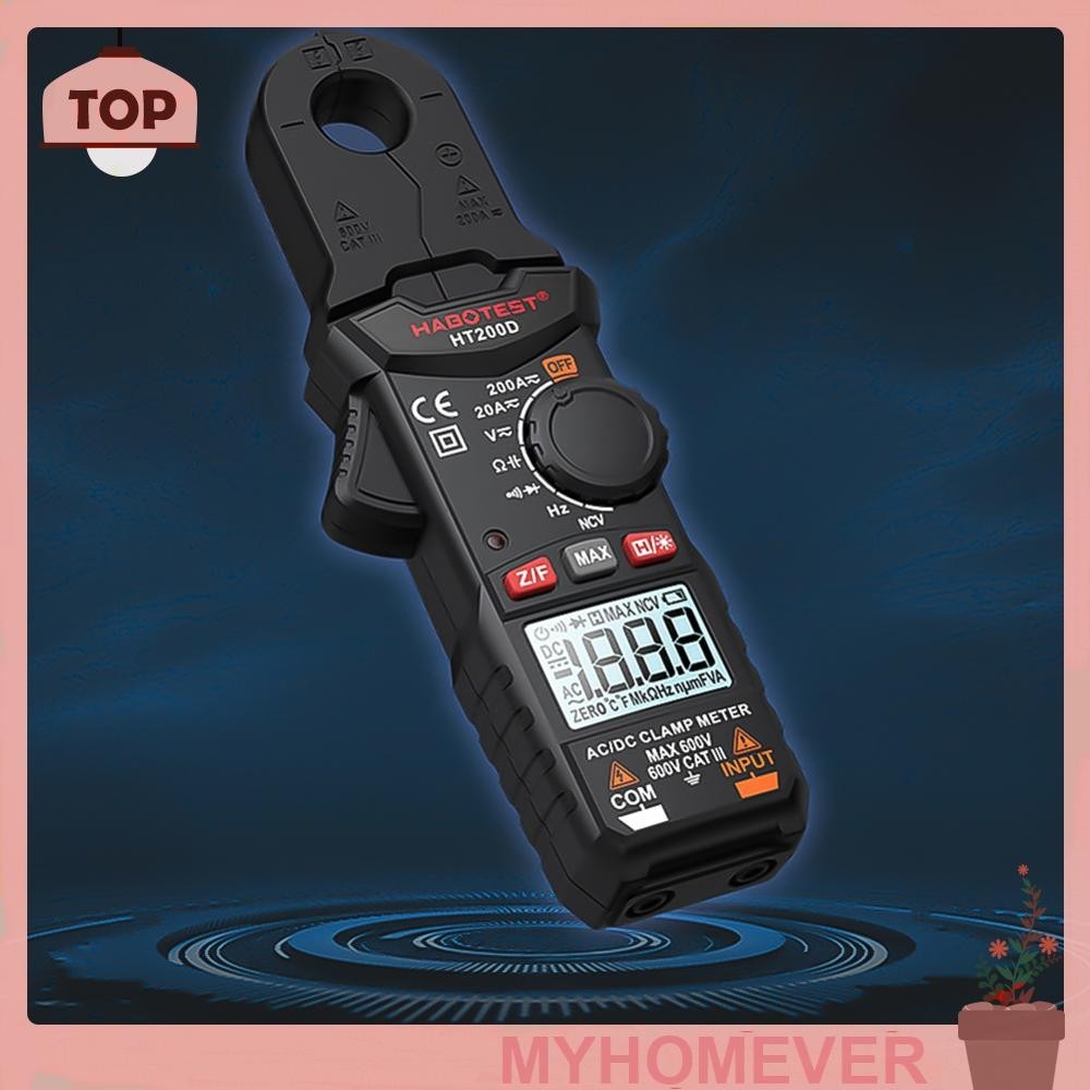 Digital Clamp Meter 2000 นับ AC/DC Voltmeter Ammeter Auto Rang NCV Multimeter [myhomever.th ]