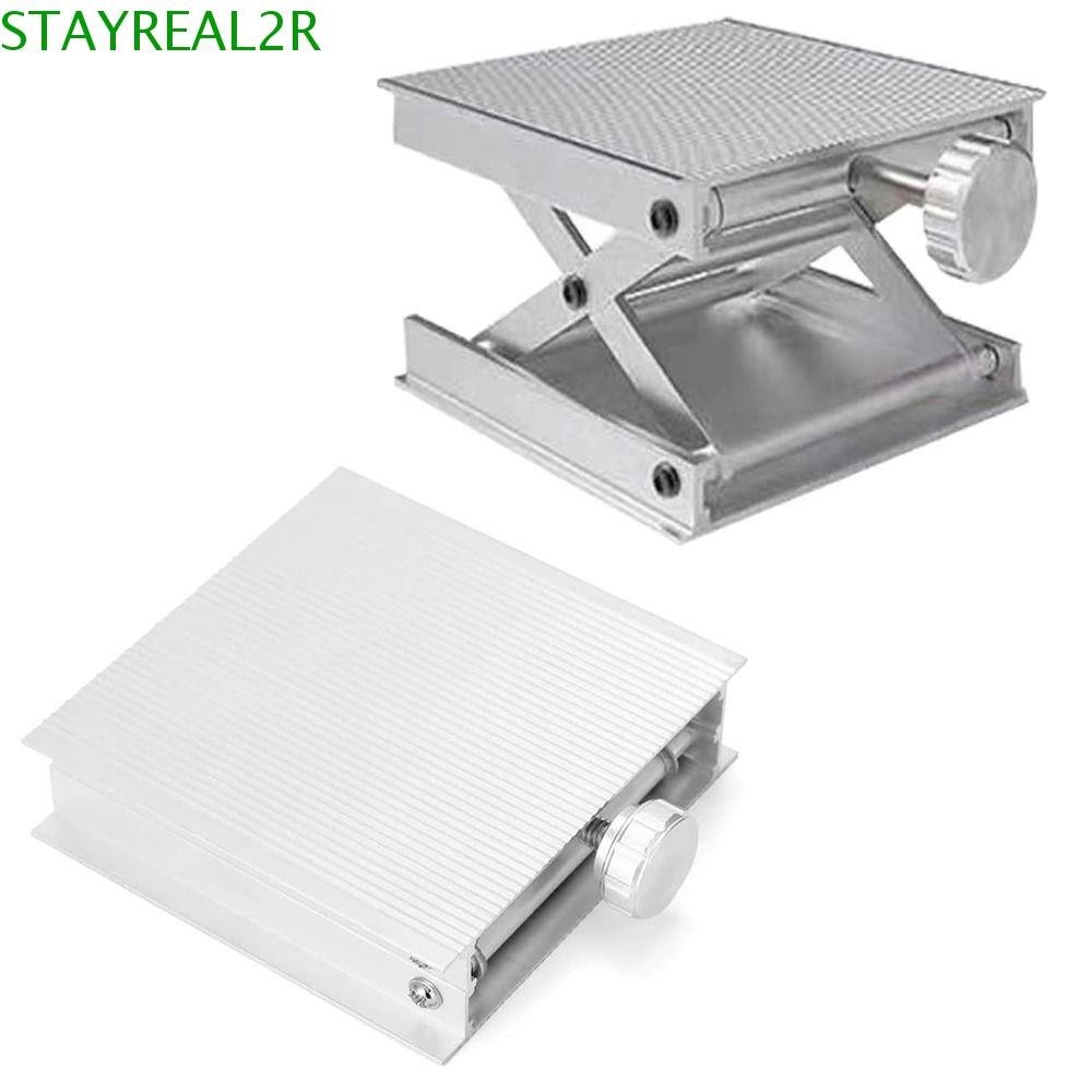 STAYREAL2R Lab Jack Stand Platform, ขยายปรับ Lab Lift Stand ตาราง, น้ําหนักเบาทนทาน Anti-rust ใช้งาน