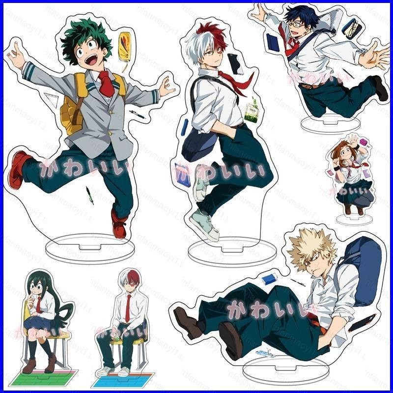 My Hero Academia Action Figure อะนิเมะของเล่น Todoroki Shoto Katsuki Izuku เดสก์ท็อปเครื่องประดับตกแต่งบ้านของขวัญ