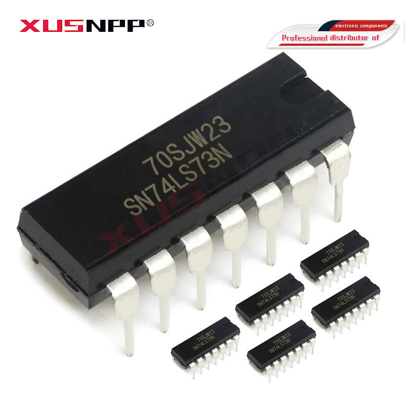 10pcs SN74LS73N DIP-14 HD74LS73P DIP14 74LS73 SN74LS73 DIP 74LS73N อิเล็กทรอนิกส์ส่วนประกอบ