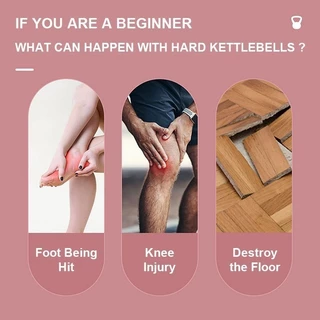 เคตเทิลเบล ดัมเบล 4-6 kg ดัมเบลหูหิ้ว ที่ยกน้ำหนัก ดัมเบลยกน้ำหนัก Kettlebel Soft -Homefittools