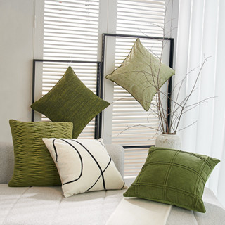 Dreamerhouse Simple Green Style Home Sofa Pillow Cushion โฮม…