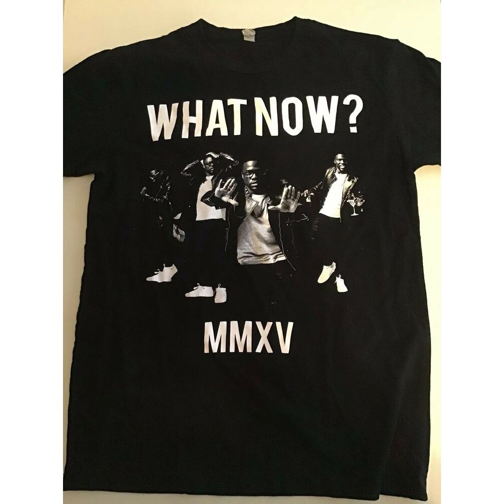 ผู้ชาย Kevin Hart What Now MMXV (2015) เสื้อยืดแขนสั้นขนาดเล็ก