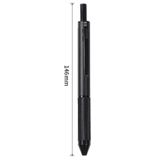COMWANYW Gravity Sensing ปากกา,โลหะกดประเภท Multi-Function ปากกา, Creative 3 สีหมึก 4 in 1 Neutral ปากกาของขวัญนักเรียน