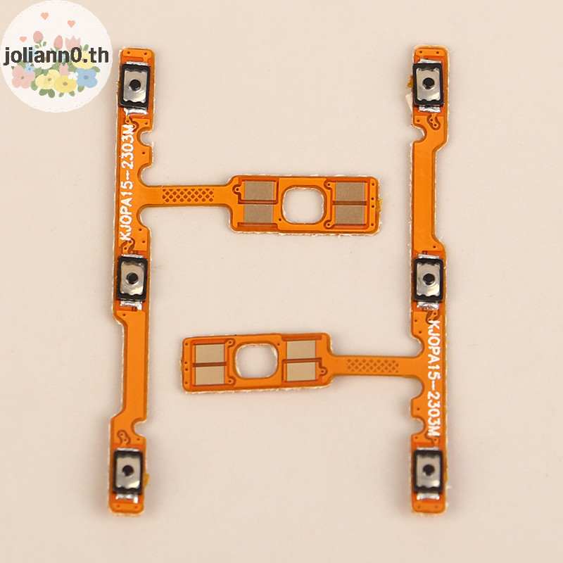 Joliann0 1 ชิ้นเปิด OFF Control Key Mute สวิทช์ปุ่มปรับระดับเสียง Flex สําหรับ OPPO A15 เปลี่ยนอุปกรณ์เสริม th