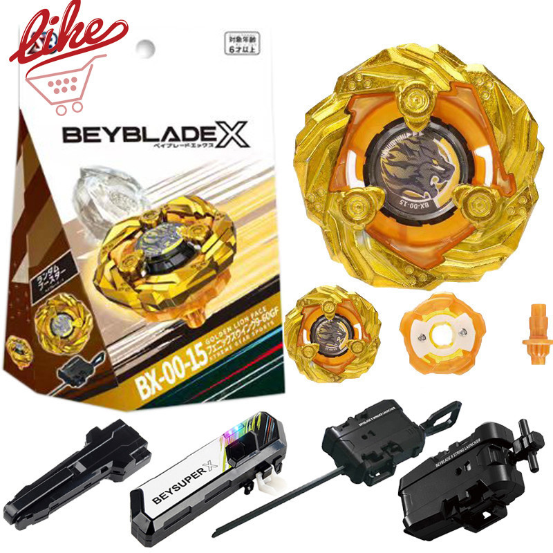 Limited Edition Beyblade X BX-15 Leon Claw Gold Beyblade Xtreme พร้อม Launcher Led Grip ชุดสําหรับ Beyblade Burst ของเล่นเด็กสําหรับเด็กของขวัญวันเกิด