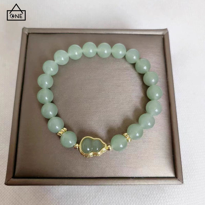 COD❤️สร้อยข้อมือน้ำเต้า Fluke สร้อยข้อมือวินเทจหรูหรา สร้อยข้อมือผู้หญิงหรูหรา-a.one - รูปที่ 3