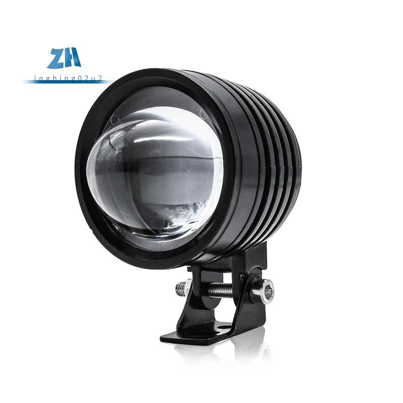 3 นิ้วไฟหน้ารถจักรยานยนต์ 30W 6000LM Fisheye LED รถมอเตอร์ไซด์ไฟหน้าขับรถหมอกสปอตไลท์สีขาว +