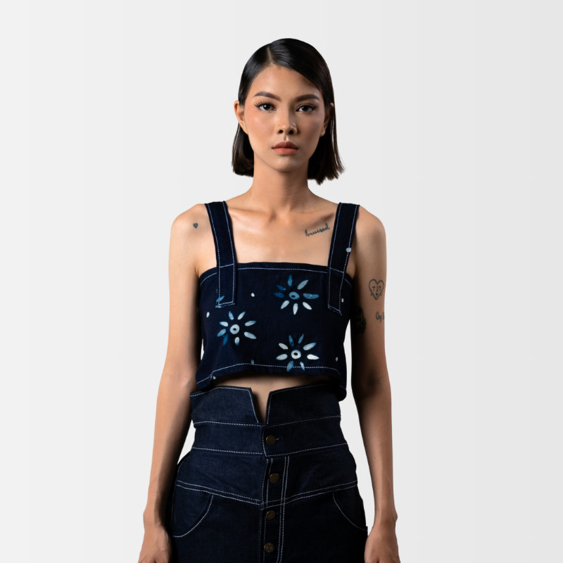 Aruna Truntum Denim Camisole