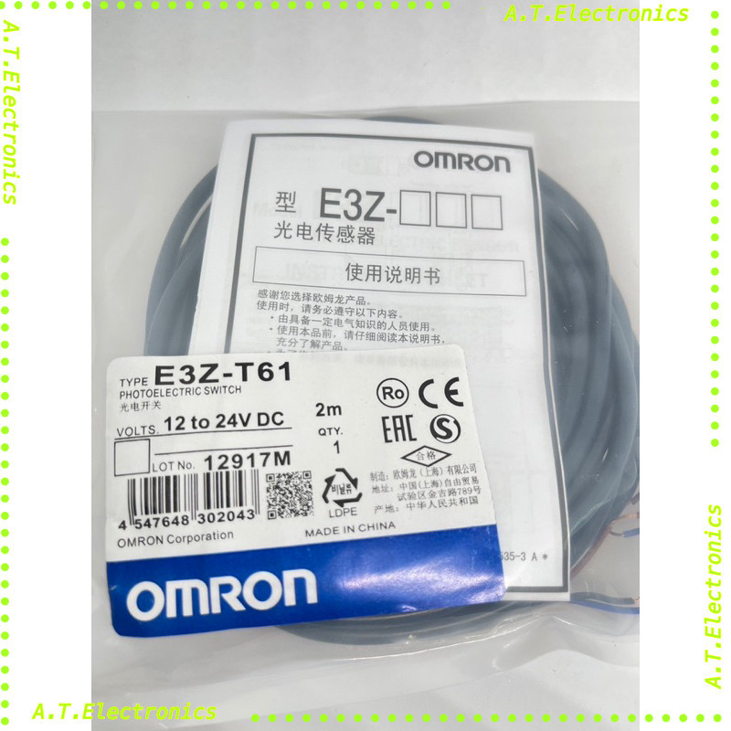 ได้2ตัว E3Z-T61 E3Z-T61-L   E3Z-T61-D Photoelectric Sensor ใหม่คุณภาพสูง